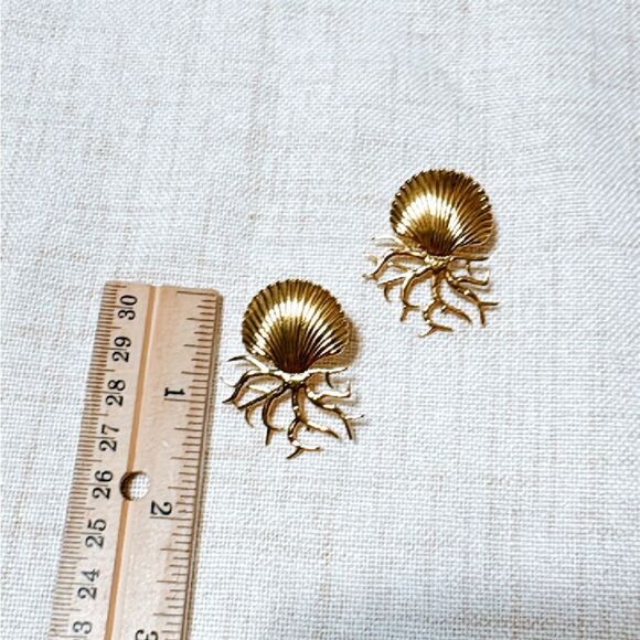 seashell earrings N524 - Picture 4 of 4